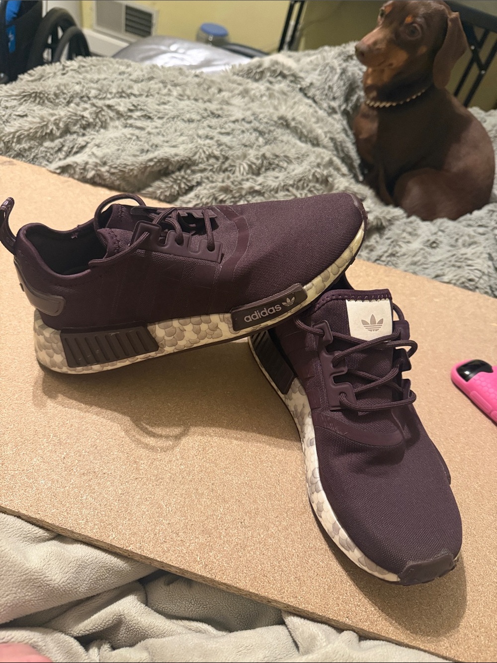 adidas Woman’s Dark Maroon adidas NMD’S